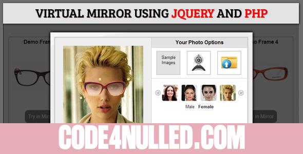 Virtual Mirror Using jQuery and PHP