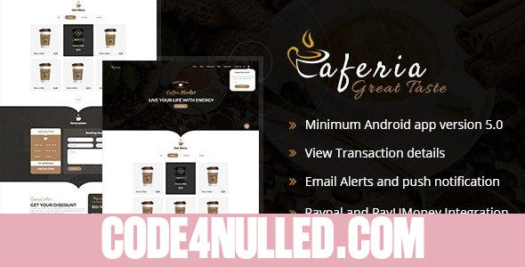 Caferia v1.4 - Restaurant Food Order and Delivery Web and Mobile App