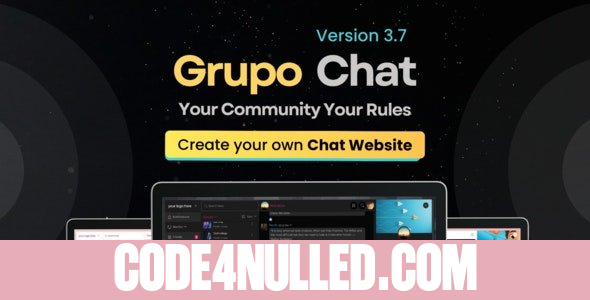 Grupo Chat v3.7 - Chat Room & Private Chat PHP Script - nulled