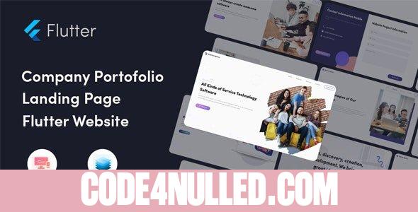 Software Flutter Website v1.0 - Company Profile in flutter 3.0 flutter website