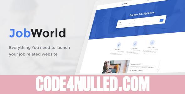 JobWorld v1.6.5 - Job Board Portal - nulled