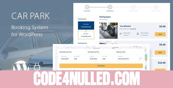 Car Park v2.9 - Booking System for WordPress