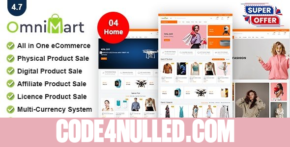 OmniMart v4.7 - eCommerce CMS - Laravel eCommerce script - nulled