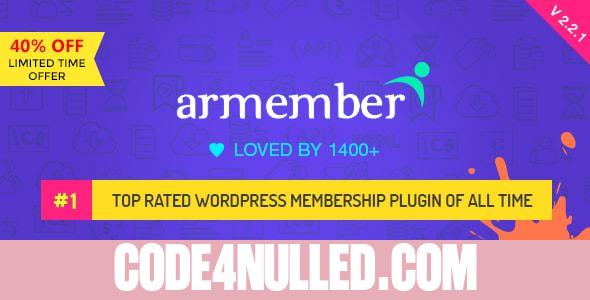ARMember v2.2.1 - WordPress Membership Plugin