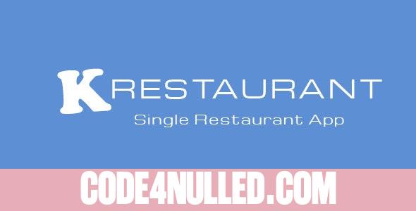 K-Restaurant Mobile App v2.4.1