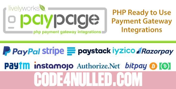 PayPage v2.0.0 - PHP ready to use Payment Gateway Integrations