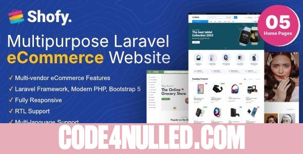 Shofy v1.1.7 - eCommerce & Multivendor Marketplace Laravel Platform - nulled