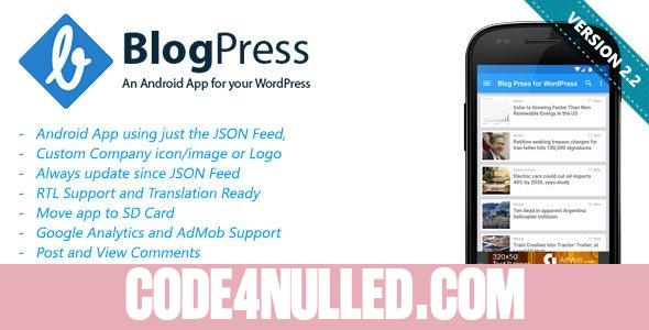 BlogPress v2.1 - An Android App for your WordPress