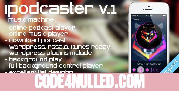 iPodcaster - music machine for iPhone