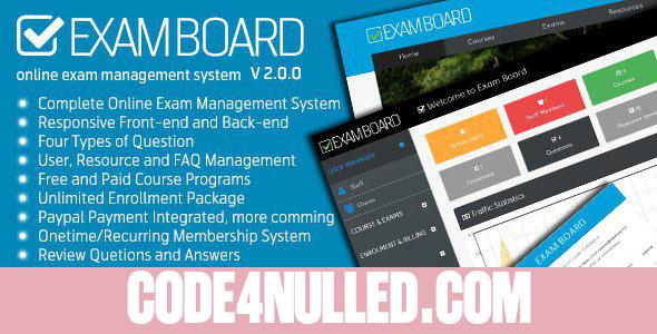 Exam Board – Online Exam Management System