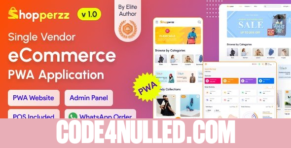 Shopperzz v1.6 - PWA eCommerce CMS with POS & WhatsApp Ordering - nulled