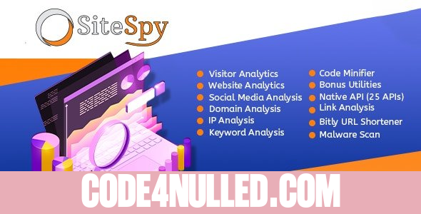SiteSpy v8.0 - The Most Complete Visitor Analytics & SEO Tools - nulled