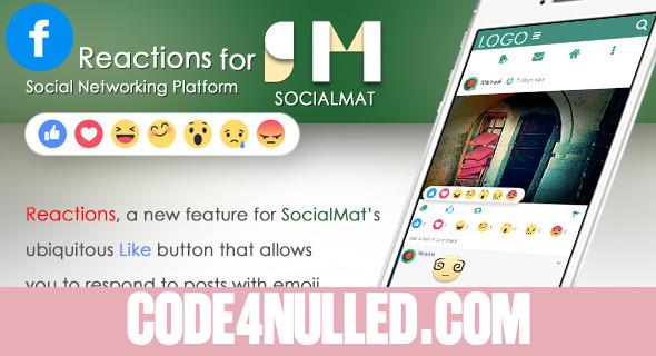 Facebook Style Reaction for SocialMat