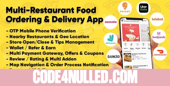 Eatggy v1.7 - Multi Restaurant Food Ordering & Delivery Application