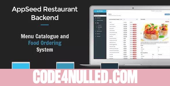 AppSeed Restaurant Backend Lite - Full MEAN Stack Application