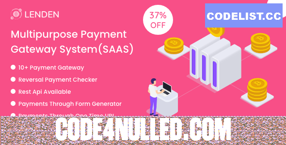 Lenden v1.0 - Multipurpose Payment Gateway System (SAAS)