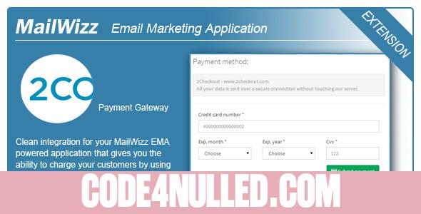 MailWizz EMA integration with 2Checkout