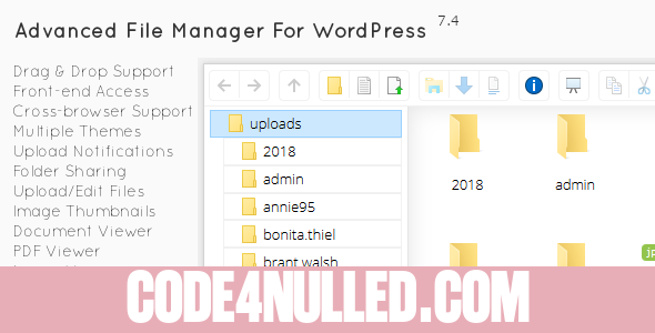 File Manager Plugin For Wordpress v7.4.1