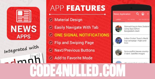 News Application with Material Design