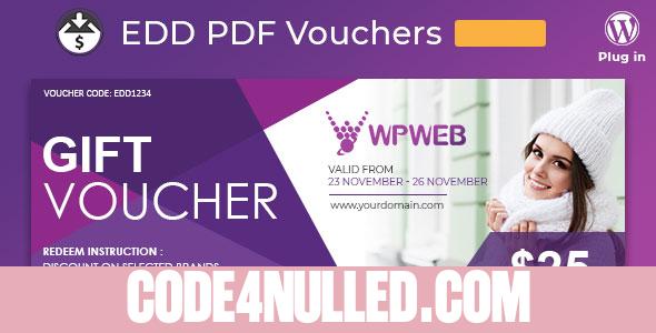 Easy Digital Downloads - PDF Vouchers v2.0.9