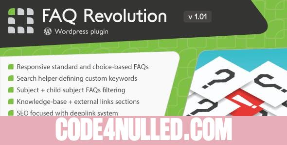 FAQ Revolution v1.50 - WordPress Plugin
