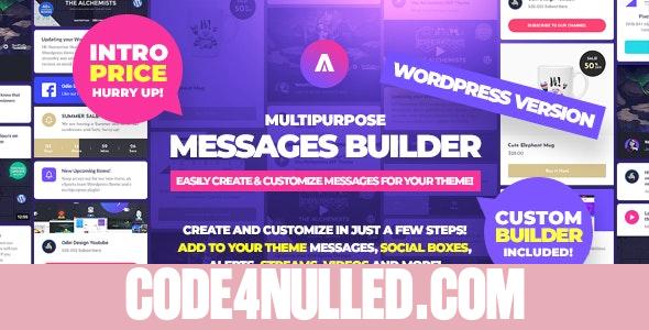 Asgard v1.1.0 - Multipurpose Messages and Social Builder Plugin