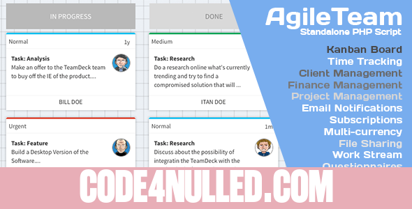 Freelance AgileTeam Office with Kanban v3.3.0