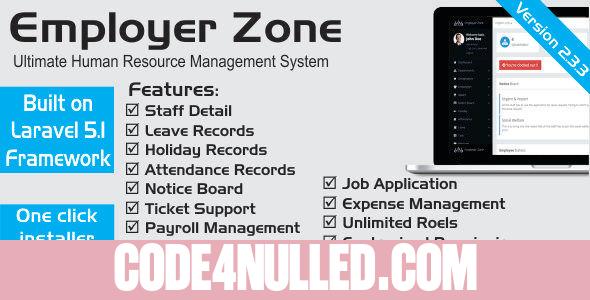 HRM - Employer Zone : Ultimate Human Resource Manager