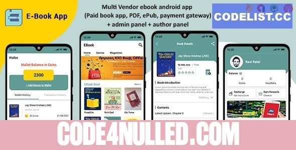 Multi-Vendor ebook Android App v2.0