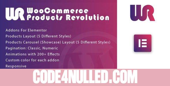 WooCommerce Products Revolution for Elementor v1.0