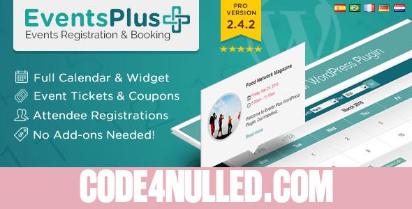 Events Calendar Registration & Booking v2.4.2