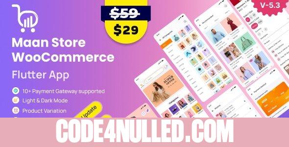 MaanStore v5.3 - Flutter eCommerce Full App ( Android & iOS )