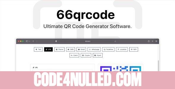 66qrcode v5.0.0 - Ultimate QR Code Generator (SAAS) - nulled