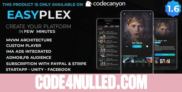 EasyPlex v1.6 - Movies - Live Streaming - TV Series, Anime