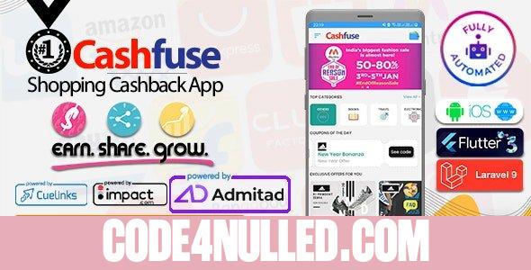Cashfuse v2.0 - Affiliate Marketing, Price Comparison, Coupons and Cashback App