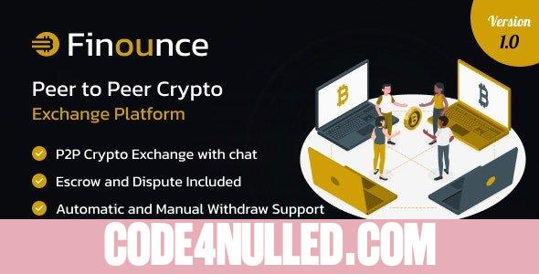 Finounce v1.1 - An Advance Peer to Peer Crypto Exchange Platform