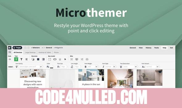 MicroThemer v7.2.4.5 - WordPress CSS Editor