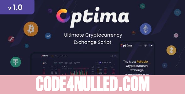 Optima v1.0 - Cryptocurrency Exchange Script. Bitcoin & Ethereum.