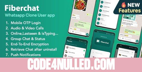 Fiberchat v2.0.14 - Whatsapp Clone Full Chat & Call App - Android & iOS Flutter Chat app