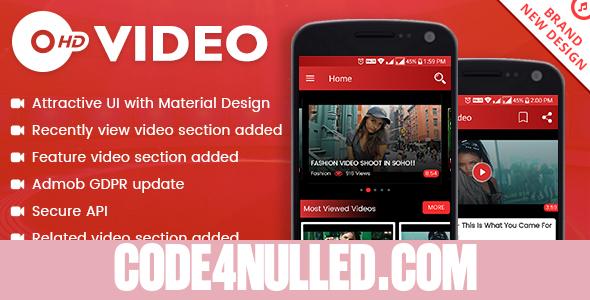 HD Video with Material Design - updated