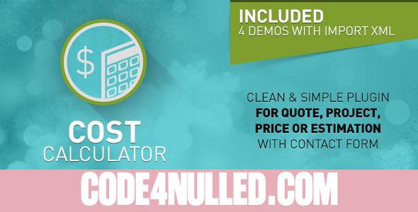 Cost Calculator - WordPress Plugin