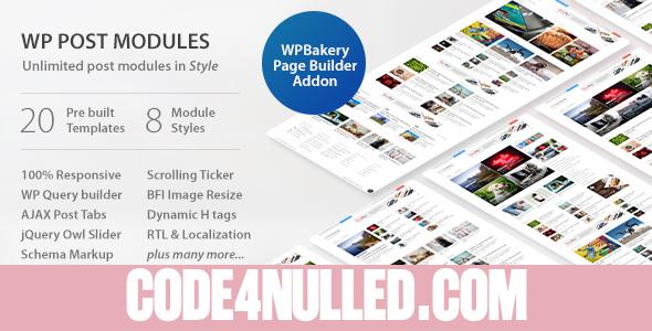 WP Post Modules for NewsPaper and Magazine Layouts v3.2.0