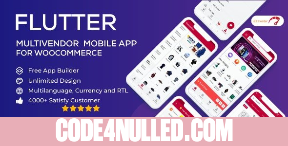 Flutter Multivendor Mobile app for WooCommerce v1.0.26