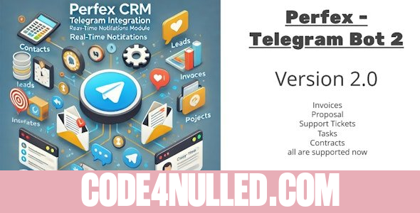 Perfex CRM and TelegramBot Notification Module v2.0