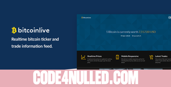 BitcoinLive - Realtime Bitcoin Prices & Info