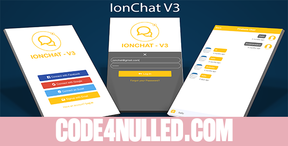 IonChat Firebase v3 Messenger Lite