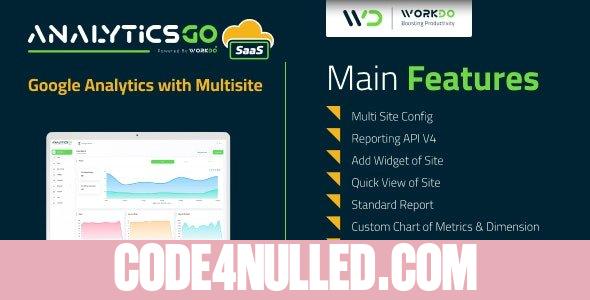 AnalyticsGo SaaS v3.1 - Google Analytics V4 with Multisite - nulled