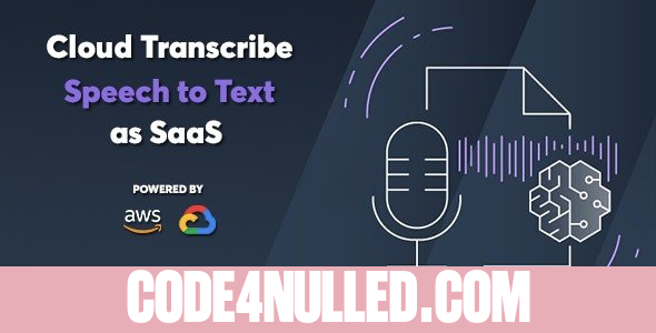 Cloud Transcribe v1.0.1 - Speech to Text as SaaS
