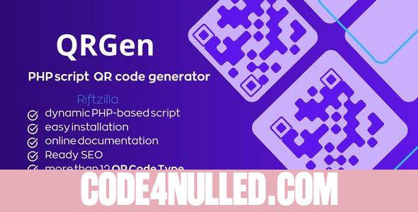QRGen v1.0 - Powerful PHP QR Code Generation Script