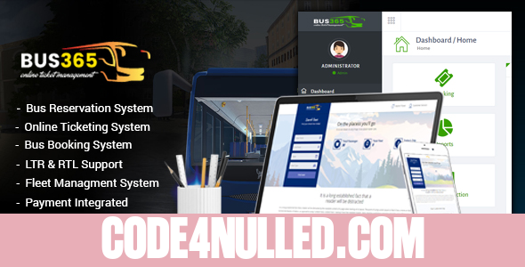 Bus365 v2.0 - Bus Reservation System with Website